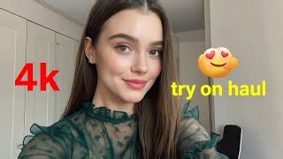 4k Micro Bikini Sheer Transparent Try On Haul I Amazing Transparent Lingerie On Haul With Tina 5