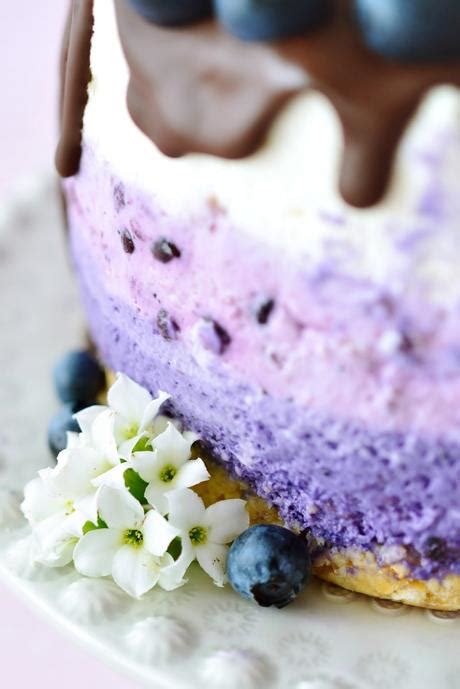 Blaubeer Mascarpone K Sekuchen Ombre No Bake