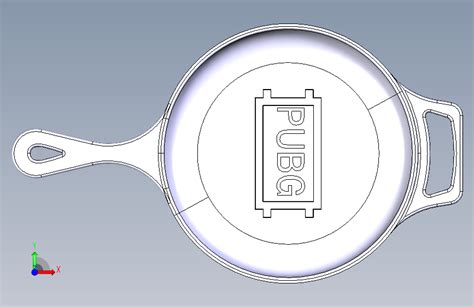 绝地求生平底锅 Catia 模型图纸下载 懒石网