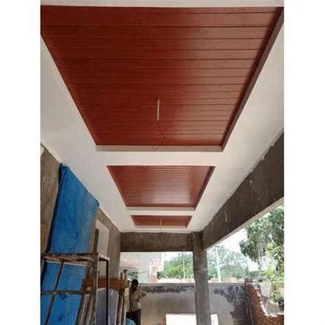 Coated Brown PVC Designer Ceiling Panel Thickness 5mm At Rs 75 Square