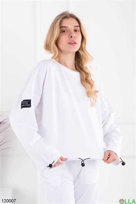 Женский белый спортивный костюм И-3281-4 - купить недорого в интернет ...
