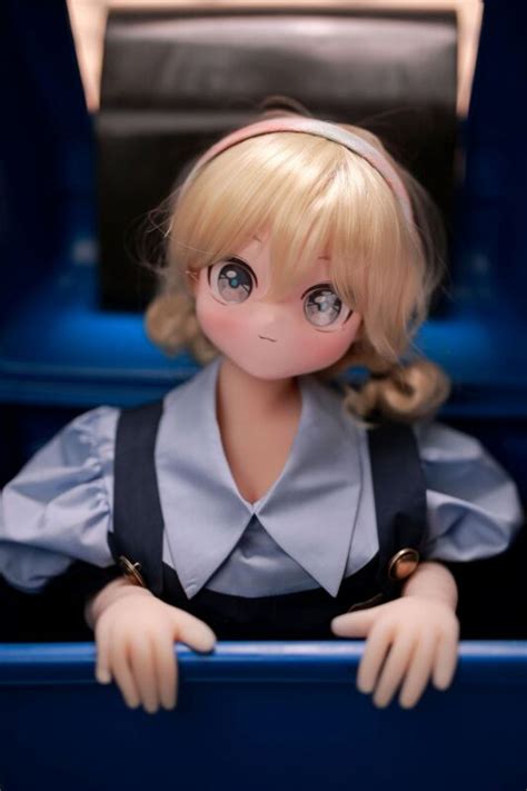 Katlyn 2ft10 88cm Blonde Cute Mini Sex Doll With PVC Head PetiteSexDoll