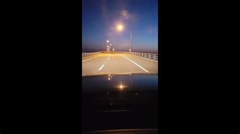 An Evening Drive Over The Chesapeake Bay Bridge Tunnel Youtube