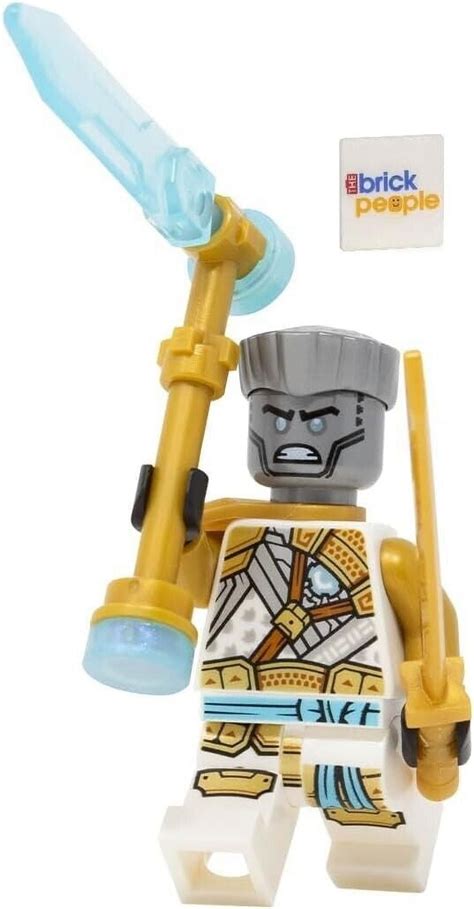 LEGO Ninjago Crystalized: Golden Zane Minfigure with Ice Weapon ...