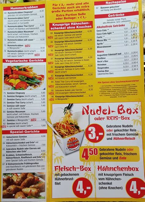 Menu At Asia Wok Sushi Bar Burghausen