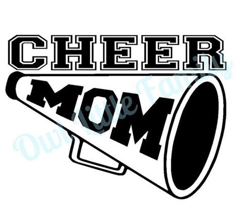 Cheer Mom Vinyl Car Decal