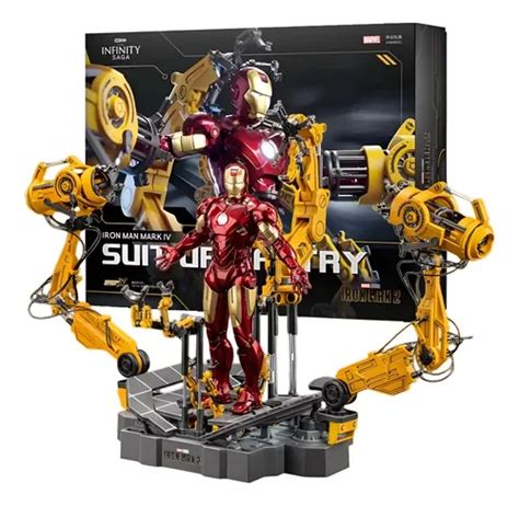 Boneco Homem De Ferro Iron Man Armadura Marvel Articulado