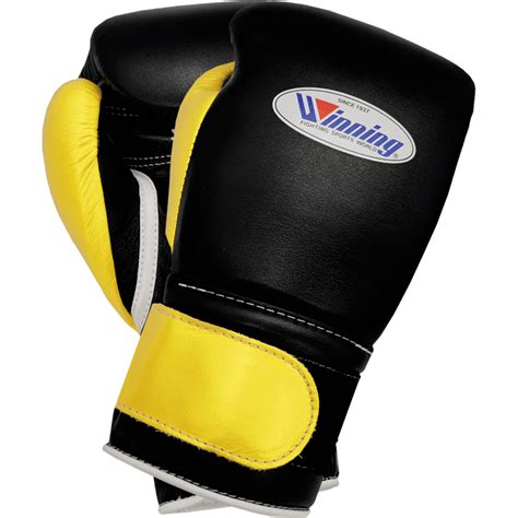 Боксерские перчатки Winning 14 Oz Black/Gold купить в Москве
