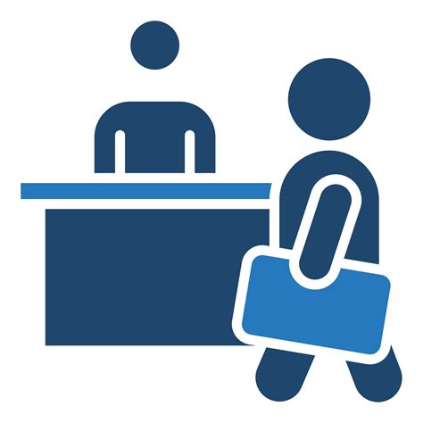 Hotel Check-Out icon line vector illustration 40552659 Vector Art at