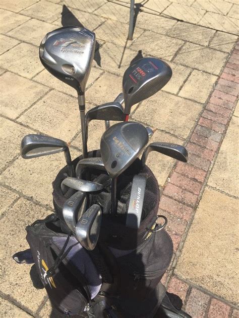 Full Set Of Second Hand Golf Clubs Titleist Taylormade And Dunlop