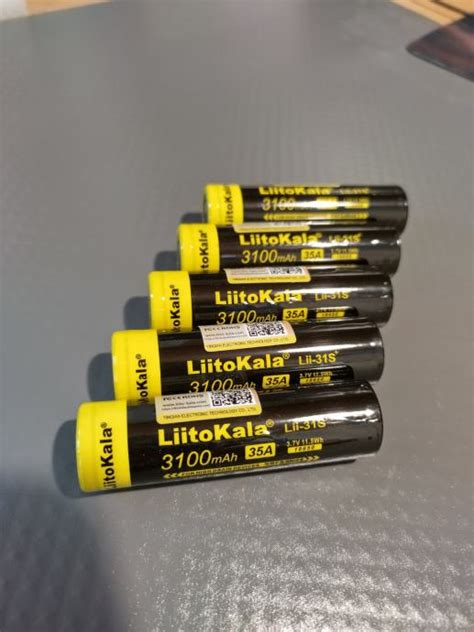 Li Ion Baterija 18650 LiitoKala Lii 31S 3 7V 3100mAh 35A Nova