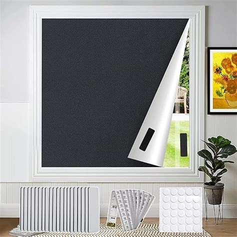 Bekeify 100 Blackout Blind 300×145 Cm Black Out Blinds Stick On Portable Temporary Blackout