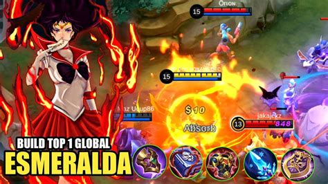 Build Top 1 Global Esmeralda Build Turun Temurun😁 Best Build Esmeralda