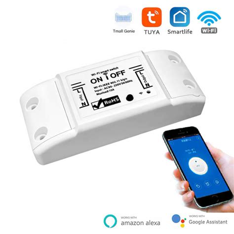 Wi-fi умное реле Tuya ONiOFF Smart Switch, 10 Ампер, с дистанционным ...