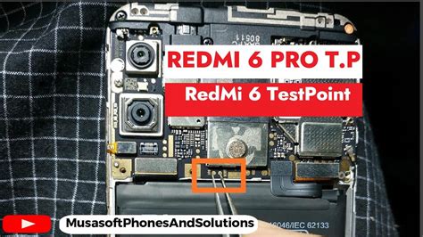 Test Point For Xiaomi RedMi 6 PRO T P ISP To Hardreset And Remove FRP