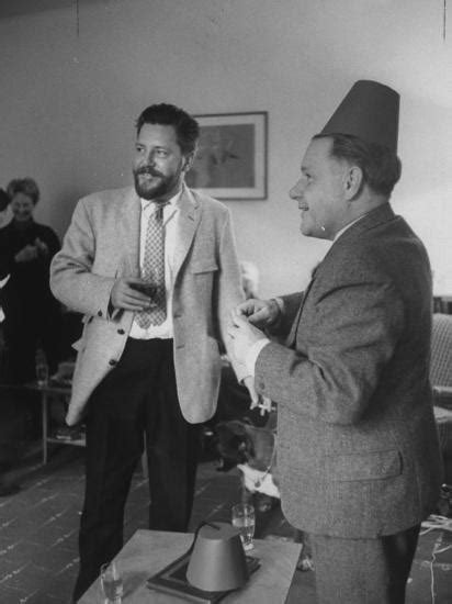 'Authors Gerald Durrell and His Brother Lawrence Durrell Chatting at ...