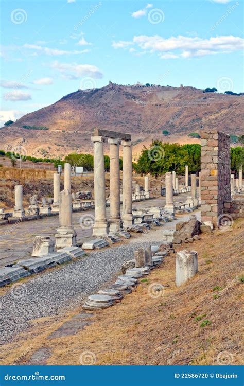 Roman Pergamum Asklepion Stock Photo Image Of Landscape 22586720