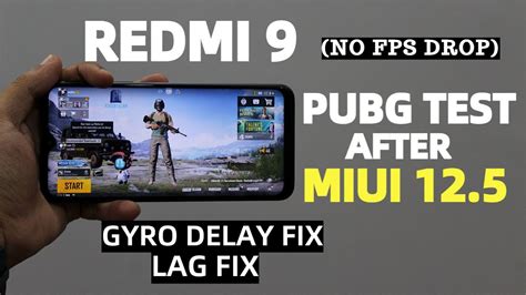 Redmi 9 Pubg Test After Miui 125 Update Lag Fix Fps Gyro Heating