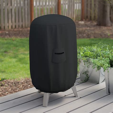 Covers & All High Density Waterproof Round Smoker Grill Cover, Weatherproof UV Resistant ...