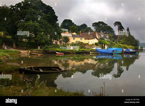 st clement and the river fal cornwall Stock Photo - Alamy