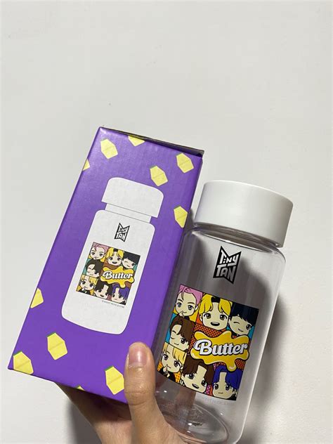 Bts Butter Tiny Tan Water Bottle Hobbies Toys Memorabilia