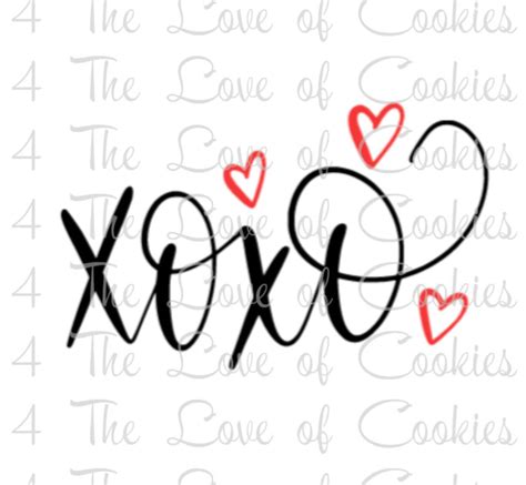 Xoxo Silk Screen Xoxo Stencil Valentines Day Stencil Etsy