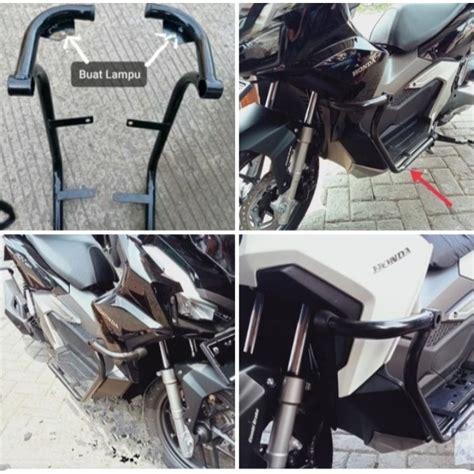 Jual Crashbar Tubullar Honda ADV 160cc Plus Jalu Silyder Shopee Indonesia