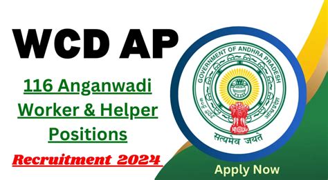 Wcd Ap Anganwadi Worker Helper Recruitment Notification Out For