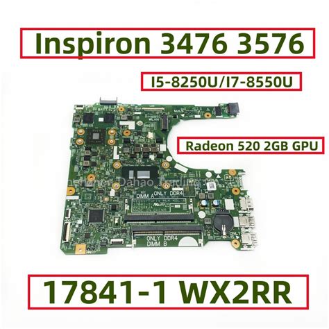 Wx Rr For Dell Inspiron Laptop Motherboard W I