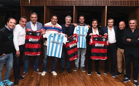 Dirigentes De Flamengo E Racing Se Reúnem Antes De Jogo Pela