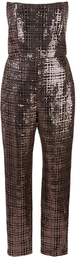 Mason By Michelle Mason Sequin Corset Jumpsuit Shopstyle