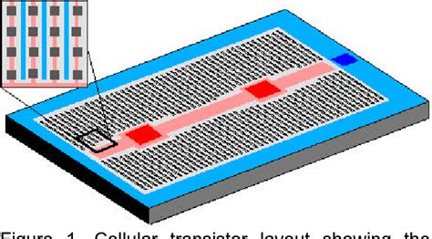Figure 1 From Study Of Hot Spot Phenomena In Cellular Power Transistors By Analytical Electro