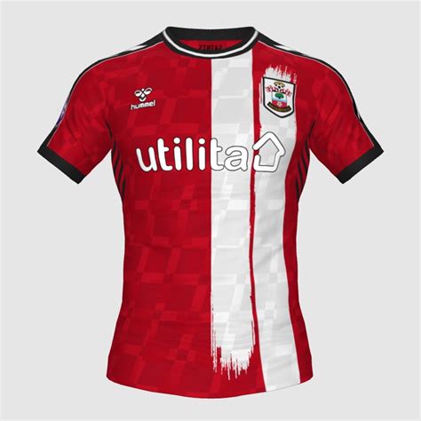 Southampton 24 25 Home Kit Back In The Prem FIFA 23 Kit Creator