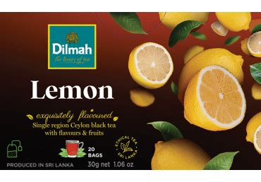 Melnā tēja DILMAH citronu 20x1 5g BARBORA