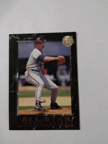 Fleer Ultra Tom Glavine All Star Insert Card Ebay