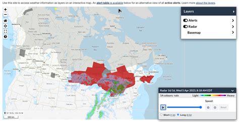 Environment Canada Debuted A New Interactive Weather Alert Map & It's ...