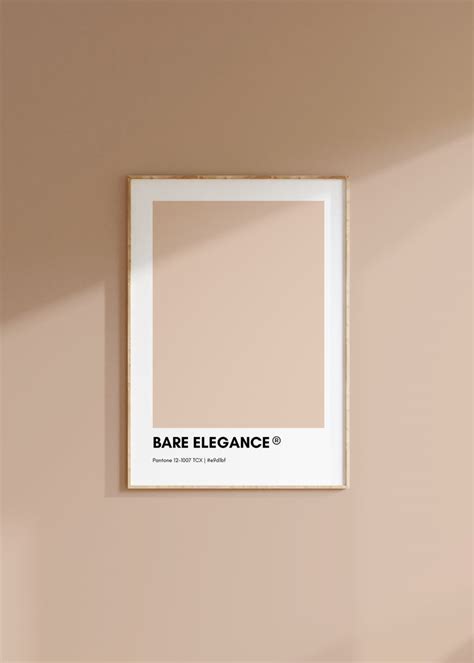 Pantone NUDE Wall Art Printable Bundle Set Of 6 Prints Nude Pantone Colors Home Decor