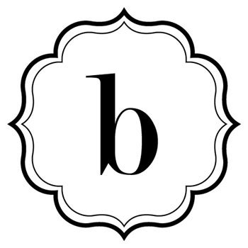 Monogram B Clipart - ClipArt Best