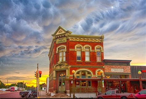 Bank Of Oberlin Kansas Rural Architecture Places