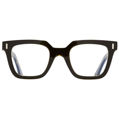 1305 Optical Square Glasses-Yellow on Black | Cutler and Gross