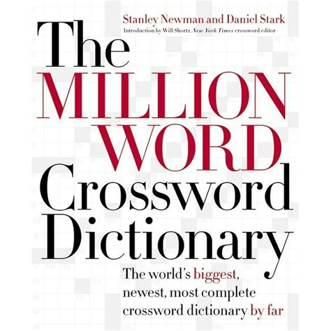 The Million Word Crossword Dictionary Hardcover