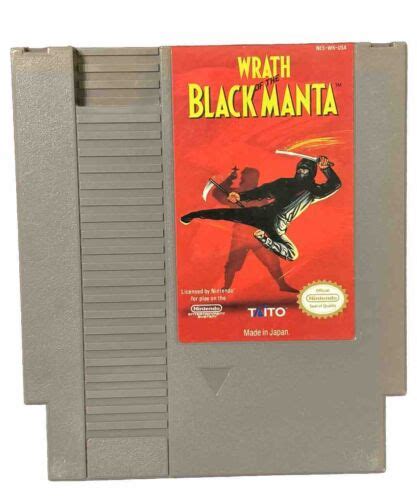 Wrath Of The Black Manta Nintendo Entertainment System Nes Game