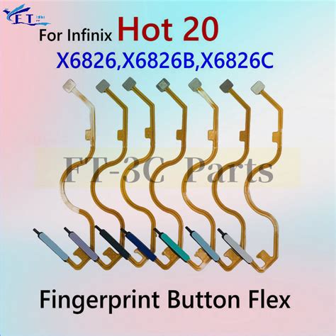 สาหรบ infinix Hot X X B X C นวพมพเซนเซอรลายนวมอ