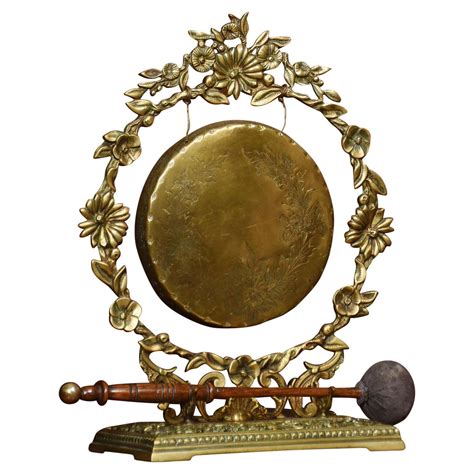 Brass Table Gong For Sale At 1stdibs