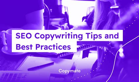 SEO Copywriting Tips And Best Practices Copymate