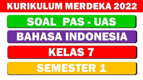 50 Kunci Jawaban Bahasa Indonesia Kelas 7 SMP Soal PTS PAS UAS