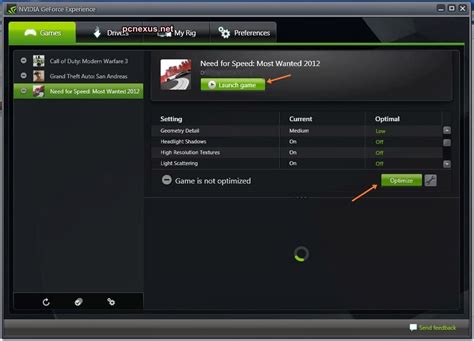 Automatically Optimize Pc Games With Nvidia Geforce Experience Pcnexus