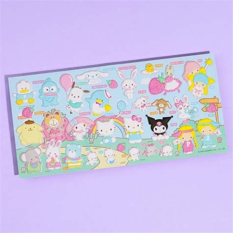 Sanrio Characters Picture Book Puffy Stickers Blippo