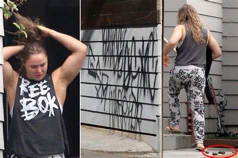 Ronda Rousey Has Her La Home Vandalised As She Shows Strain Of Latest