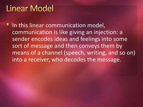 Ppt The Models Of Communication Powerpoint Presentation Free